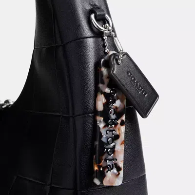 Coach Alter/ego Crescent Shoulder Bag In Black