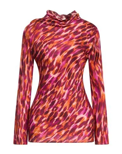 Jucca Woman Top Fuchsia Size 10 Viscose In Pink