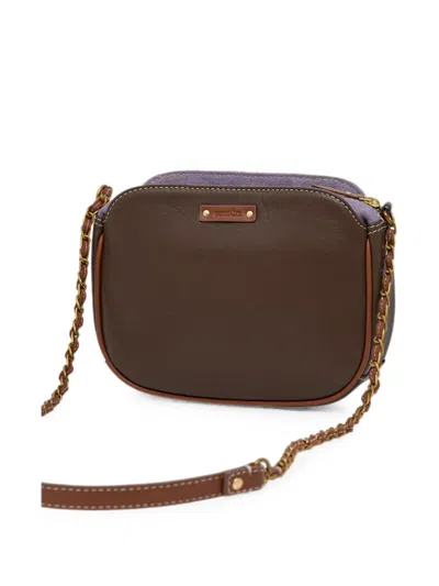 Sessun Devine Woven-panel Leather Shoulder Bag In Multi