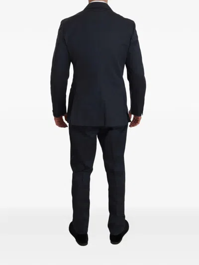 Romeo Gigli Three-button Notched-lapel Suit In Blue