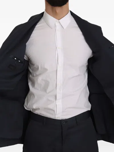 Romeo Gigli Three-button Notched-lapel Suit In Blue