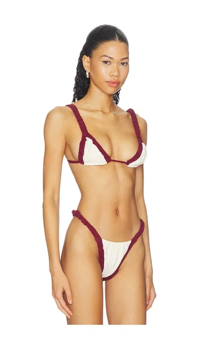 Divino Seas Ada Bikini Top In Neutral