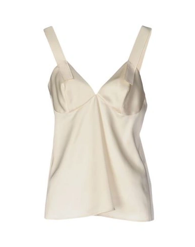 Calvin Klein Collection Top In Ivory