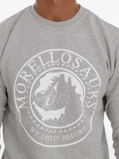 Frankie Morello Morellosaurus Graphic-print Sweatshirt In Gray