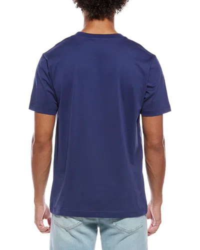 Off-white Color-blocking Short-sleeved Shirts In Blue