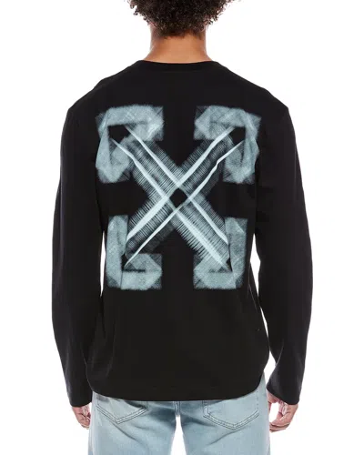 Off-white Long-sleeved T-shirt In Black