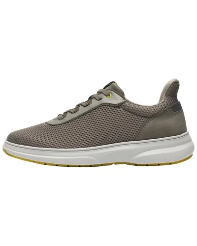 Clarks Leather Sneaker In Gray