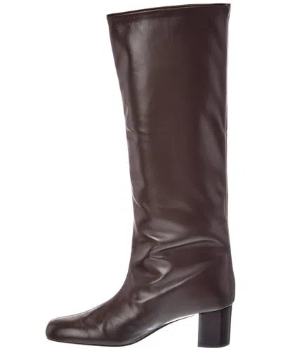 Totême Toteme Leather Tall Boot In Multi