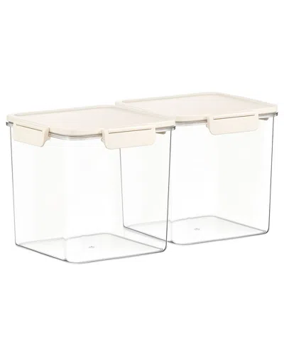 Sorbus 2-pack 102.29oz Stackable Food Storage Containers In Transparent