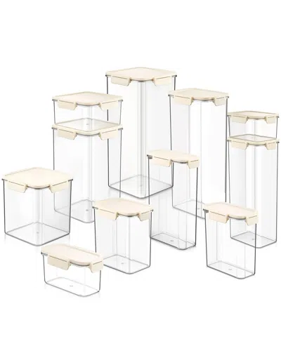 Sorbus 11-pack Stackable Food Storage Containers In Transparent