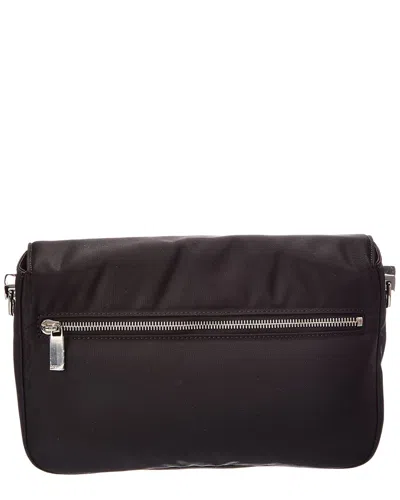 Off-white Soft Binder Shoulder Bag In Brown