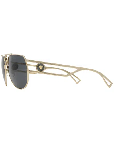Versace Eyewear Double Bridge Aviator In Multi