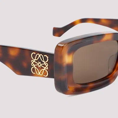Loewe Chunky Anagram 46mm Rectangular Sunglasses In Multi