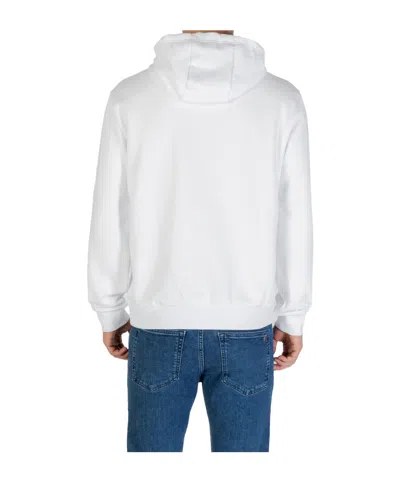 Ea7 Long-sleeve Sweatshirt In White