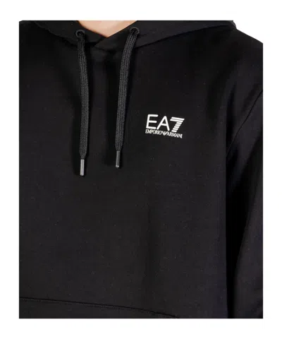 Ea7 Long-sleeve Sweatshirt In Black