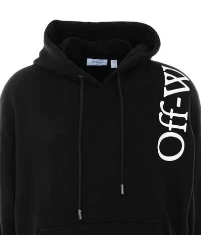 Off-white Drawstring Hooded Sweatshirt In Multi