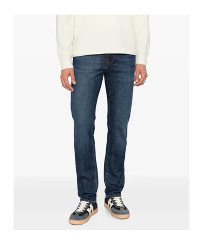 Pt01 Belt Loop Jeans In Blue