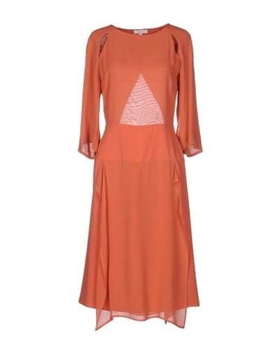 Intropia Formal Dress In Coral