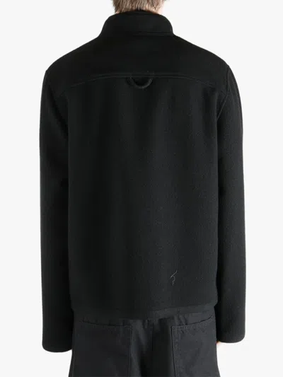 Rier Zip-up Sweatshirt In Black