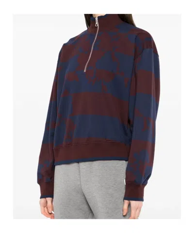 Dries Van Noten Printed Zipped Sweatshirt In Multi