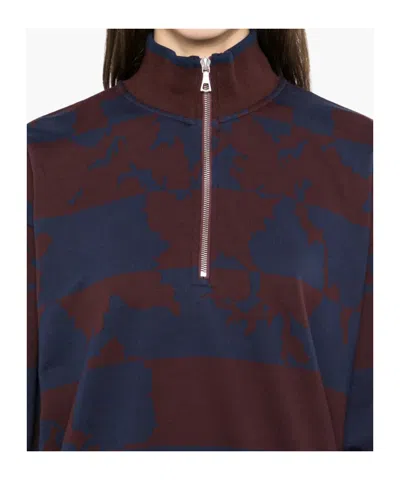 Dries Van Noten Printed Zipped Sweatshirt In Multi