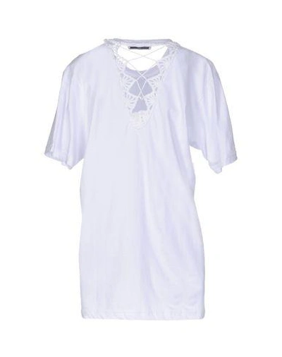 Shop Michaela Buerger T-shirt In White