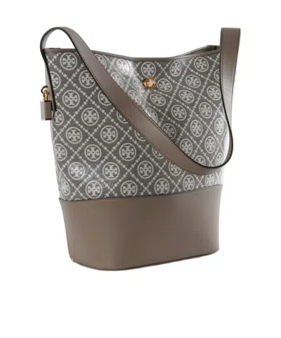 Tory Burch T Monogram Bucket Bag In Pattern