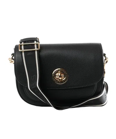 Marc Jacobs Logo-strap Shoulder Bag In Black