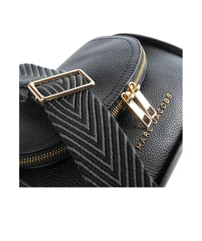 Marc Jacobs Logo-strap Shoulder Bag In Black