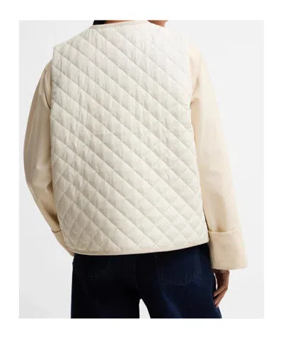 Barbour Wetherby High Pile Fleece Jacket In Neutral