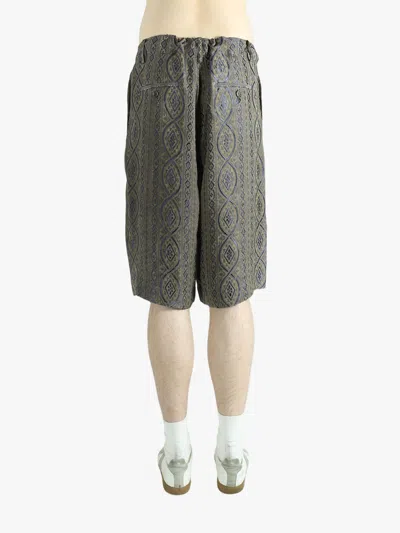 Uma Wang Pallor Patterned Drawstring Shorts In Multi
