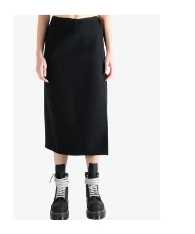 Rier Walker Wrap Skirt In Black