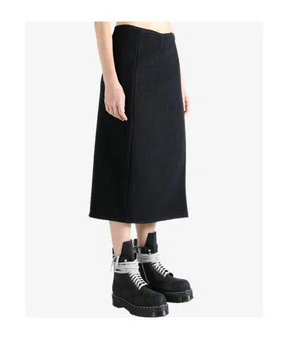 Rier Walker Wrap Skirt In Black