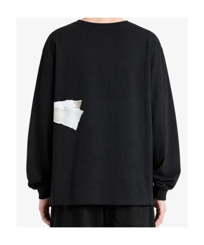 Givenchy Graphic Printed Long-sleeved T-shirt In Black