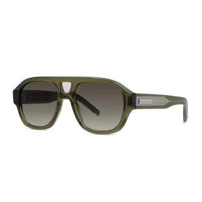 Givenchy Eyewear Pilot Frame Sunglasses In Green