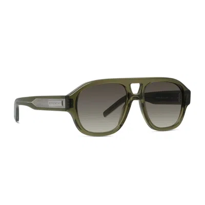 Givenchy Eyewear Pilot Frame Sunglasses In Green