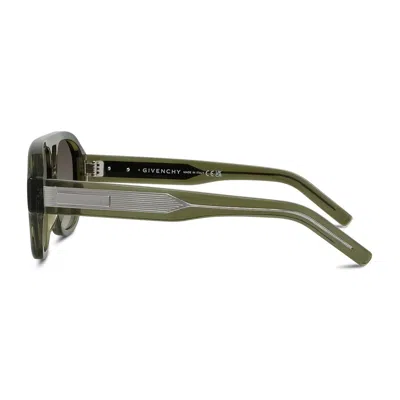 Givenchy Eyewear Pilot Frame Sunglasses In Green