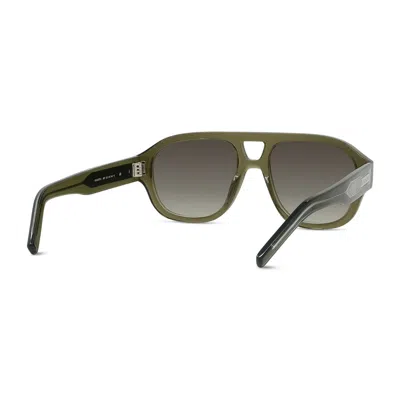 Givenchy Eyewear Pilot Frame Sunglasses In Green