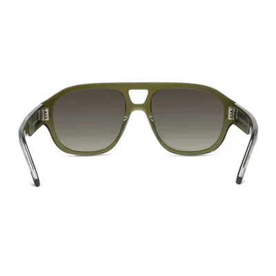 Givenchy Eyewear Pilot Frame Sunglasses In Green