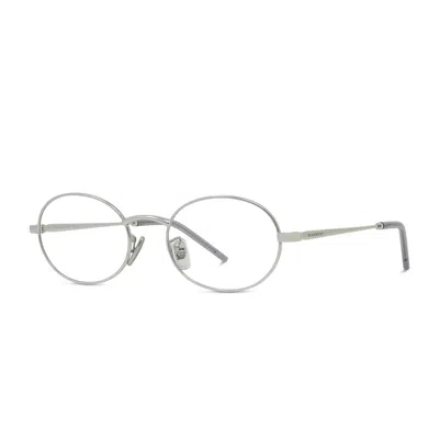 Givenchy Eyewear Oval Frame Glasses In Silver