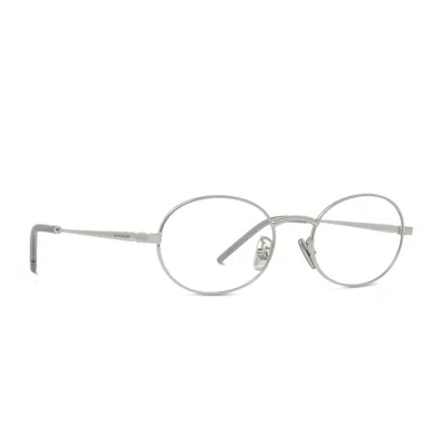 Givenchy Eyewear Oval Frame Glasses In Silver