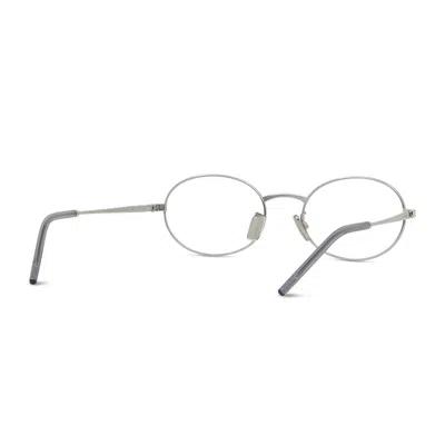 Givenchy Eyewear Oval Frame Glasses In Silver