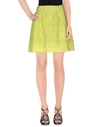 Ermanno Scervino Knee Length Skirt In Acid Green