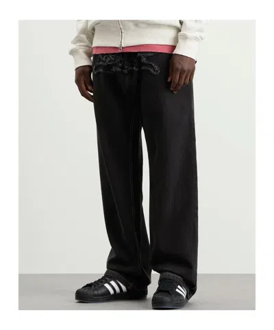 Icecream Patterned Jeans In Black