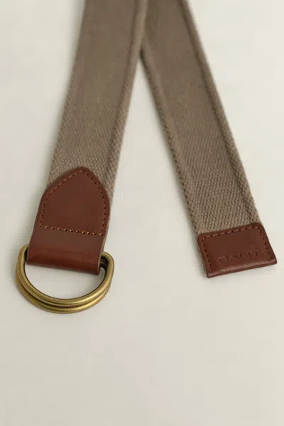 Gant Washed Webbing Belt In Multi
