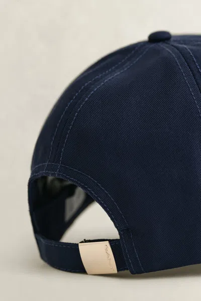 Gant Graphic Cap In Blue