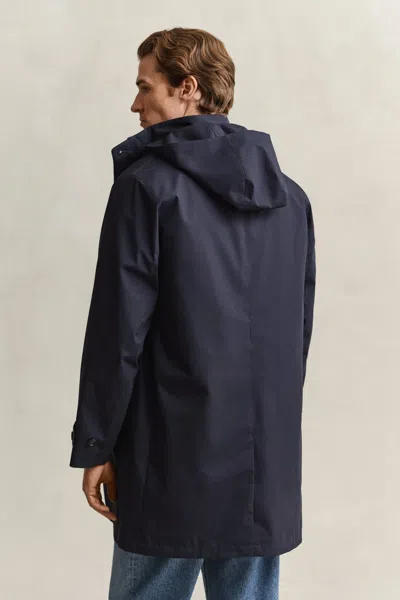 Gant Double Coat In Blue