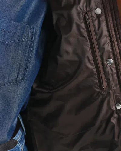 Gant Light Down Jacket In Brown