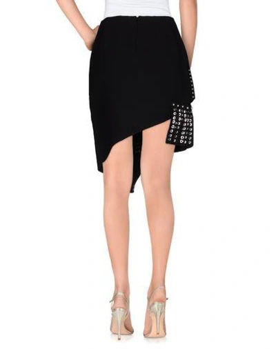 Shop Anthony Vaccarello Mini Skirts In Black