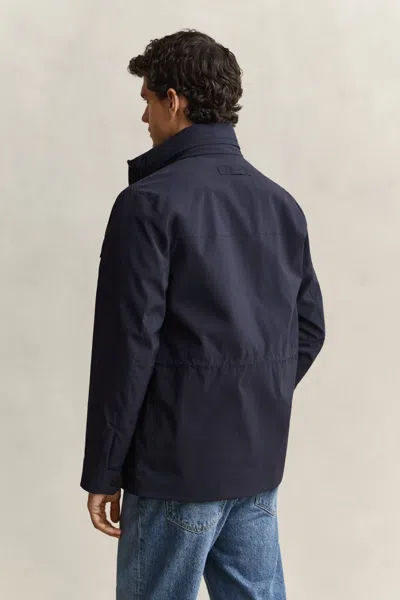 Gant Lightweight Jacket In Blue